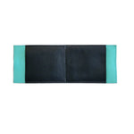 NEW! RMG Black Patent Leather Alligator Embossed / Tiffany Blue Leather Cash Cover/ Wallet - Robert Mark Golf
