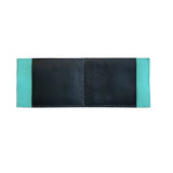 NEW! RMG Black Patent Leather Alligator Embossed / Tiffany Blue Leather Cash Cover/ Wallet - Robert Mark Golf