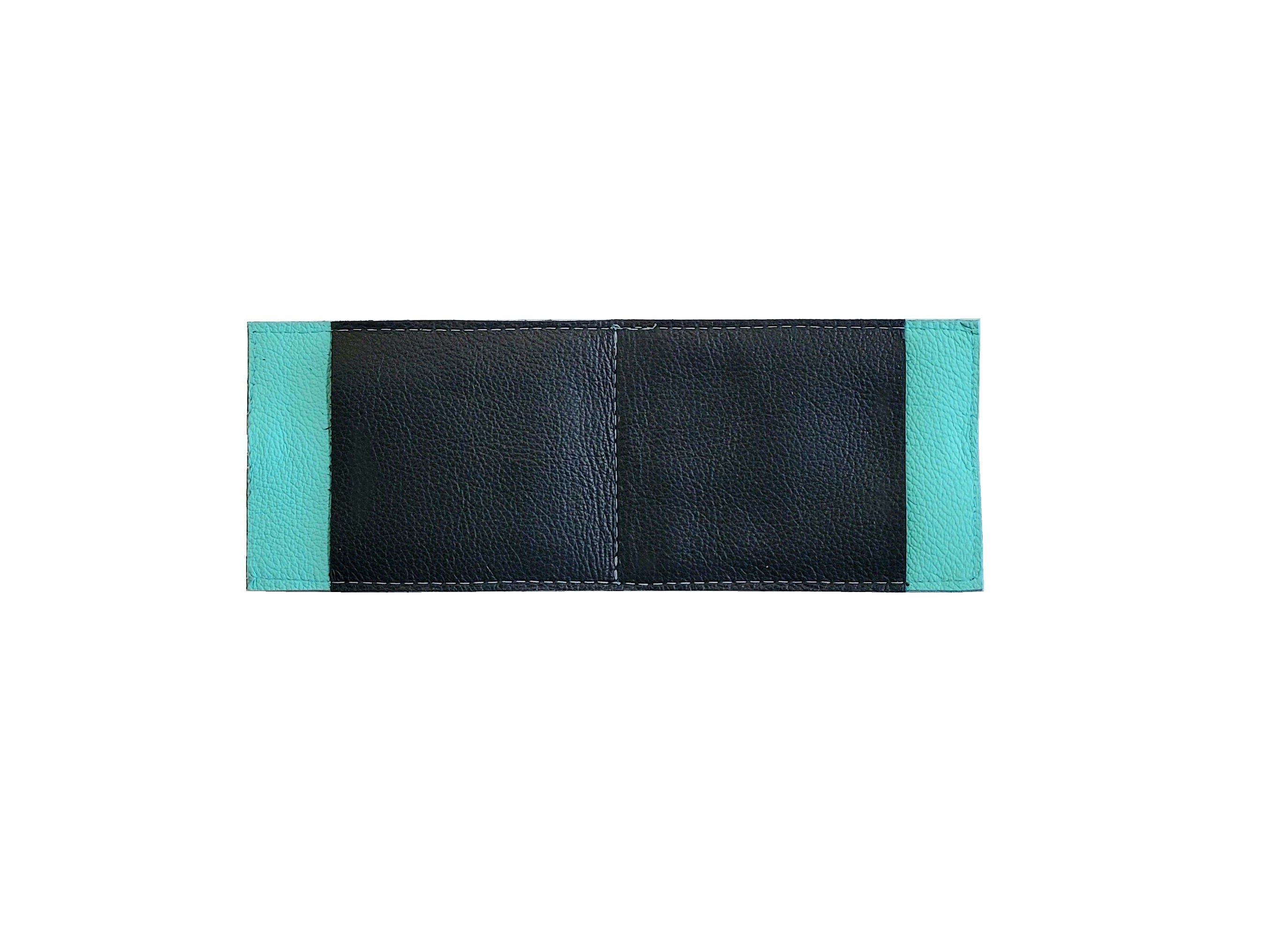 NEW! RMG Black Patent Leather Alligator Embossed / Tiffany Blue Leather Cash Cover/ Wallet - Robert Mark Golf