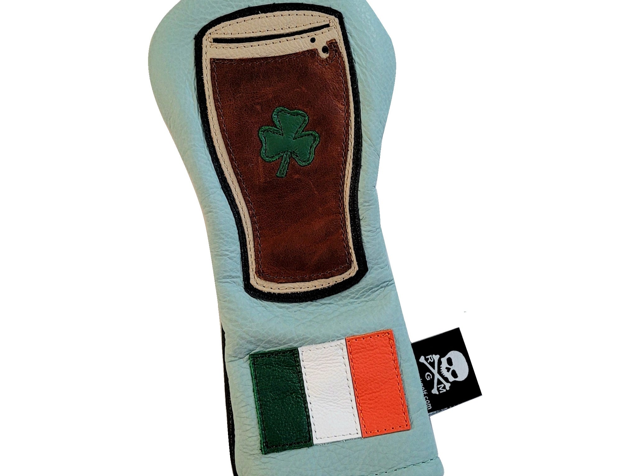 One-Of-A-Kind! The Irish Pint & Flag Fairway Wood Cover - Robert Mark Golf