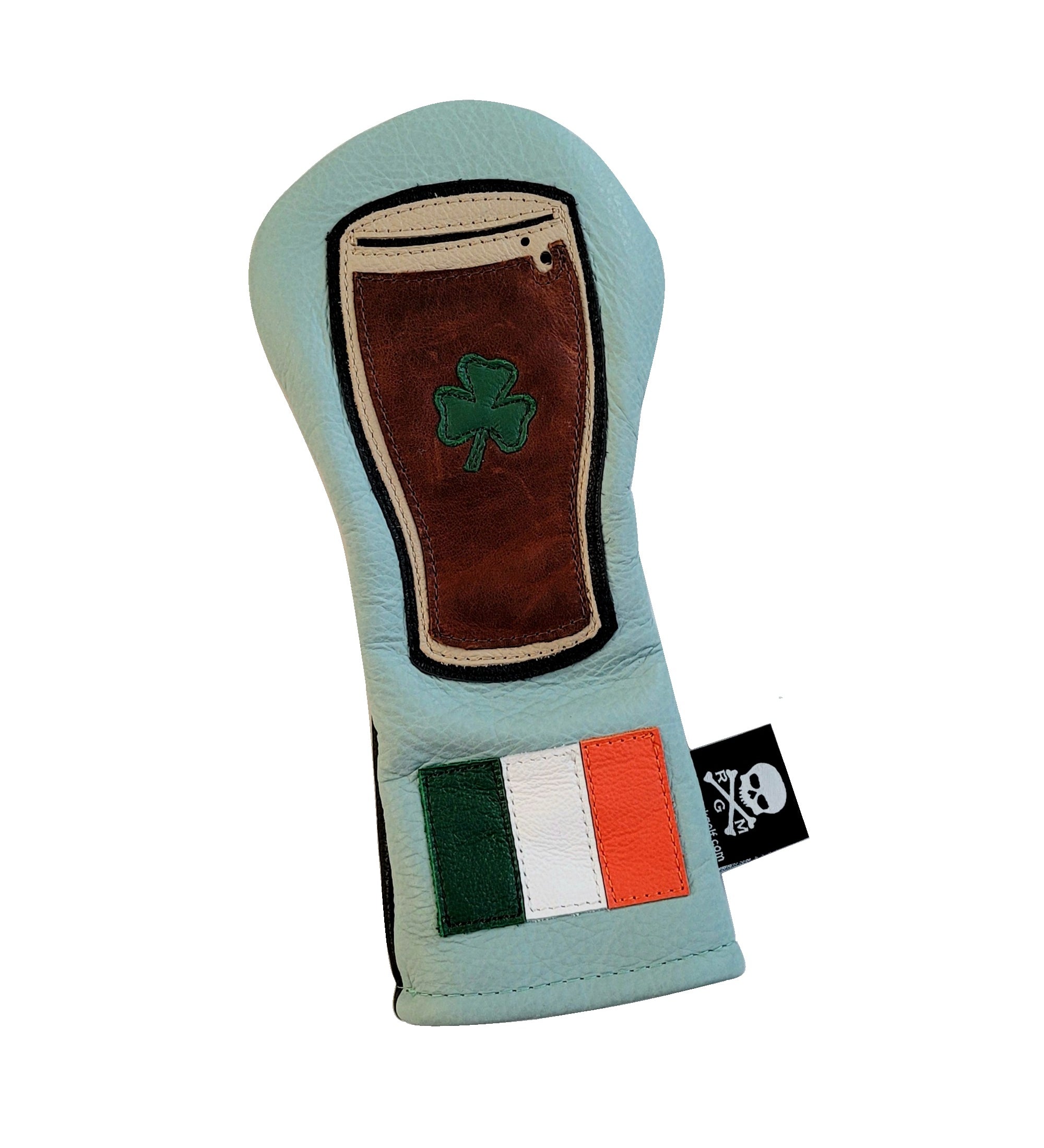 One-Of-A-Kind! The Irish Pint & Flag Fairway Wood Cover - Robert Mark Golf