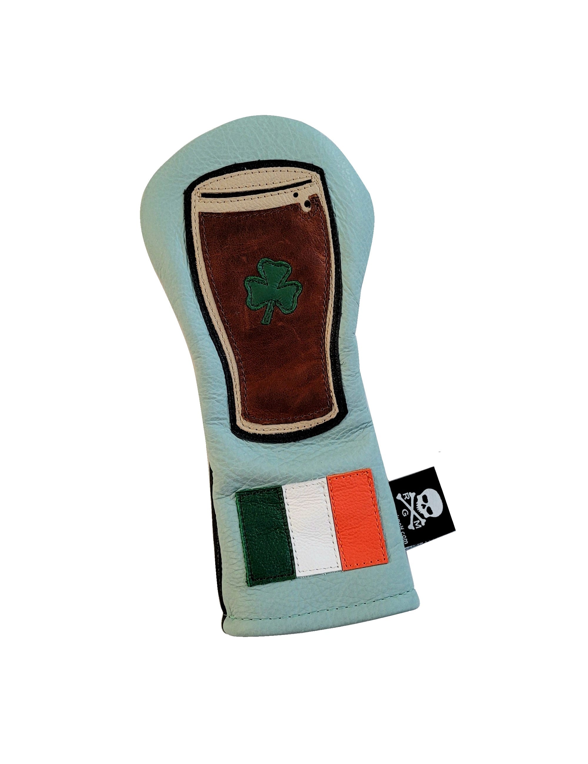 One-Of-A-Kind! The Irish Pint & Flag Fairway Wood Cover - Robert Mark Golf