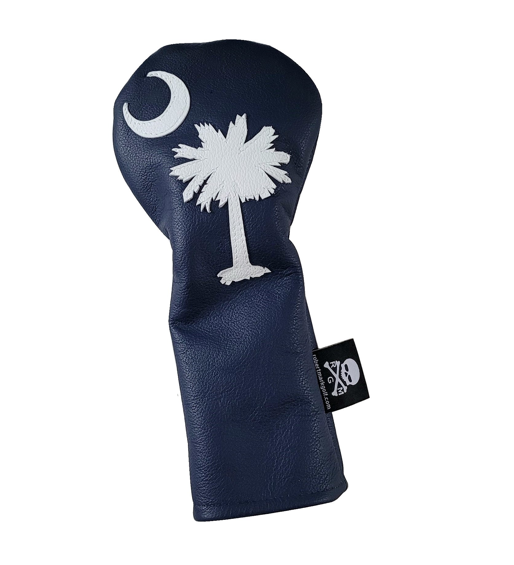 Limited Edition!! The SC Flag Palmetto Navy Blue Fairway Wood Headcover. - Robert Mark Golf