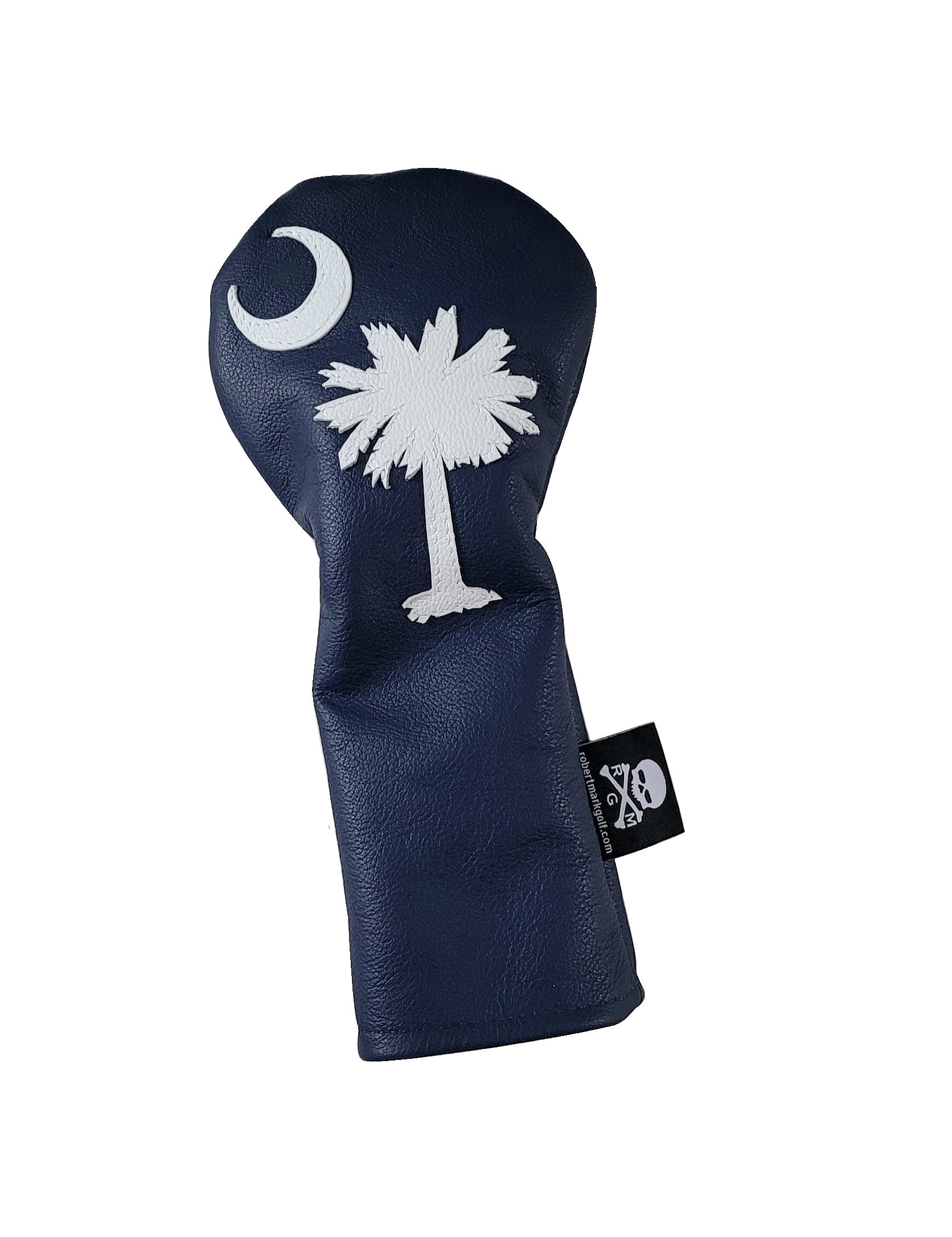 Limited Edition!! The SC Flag Palmetto Navy Blue Fairway Wood Headcover. - Robert Mark Golf