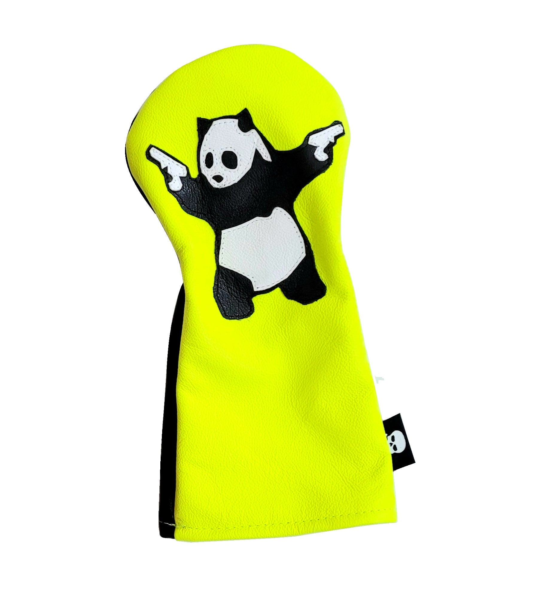 Neon Yellow Panda With Guns Headcovers! - Robert Mark Golf