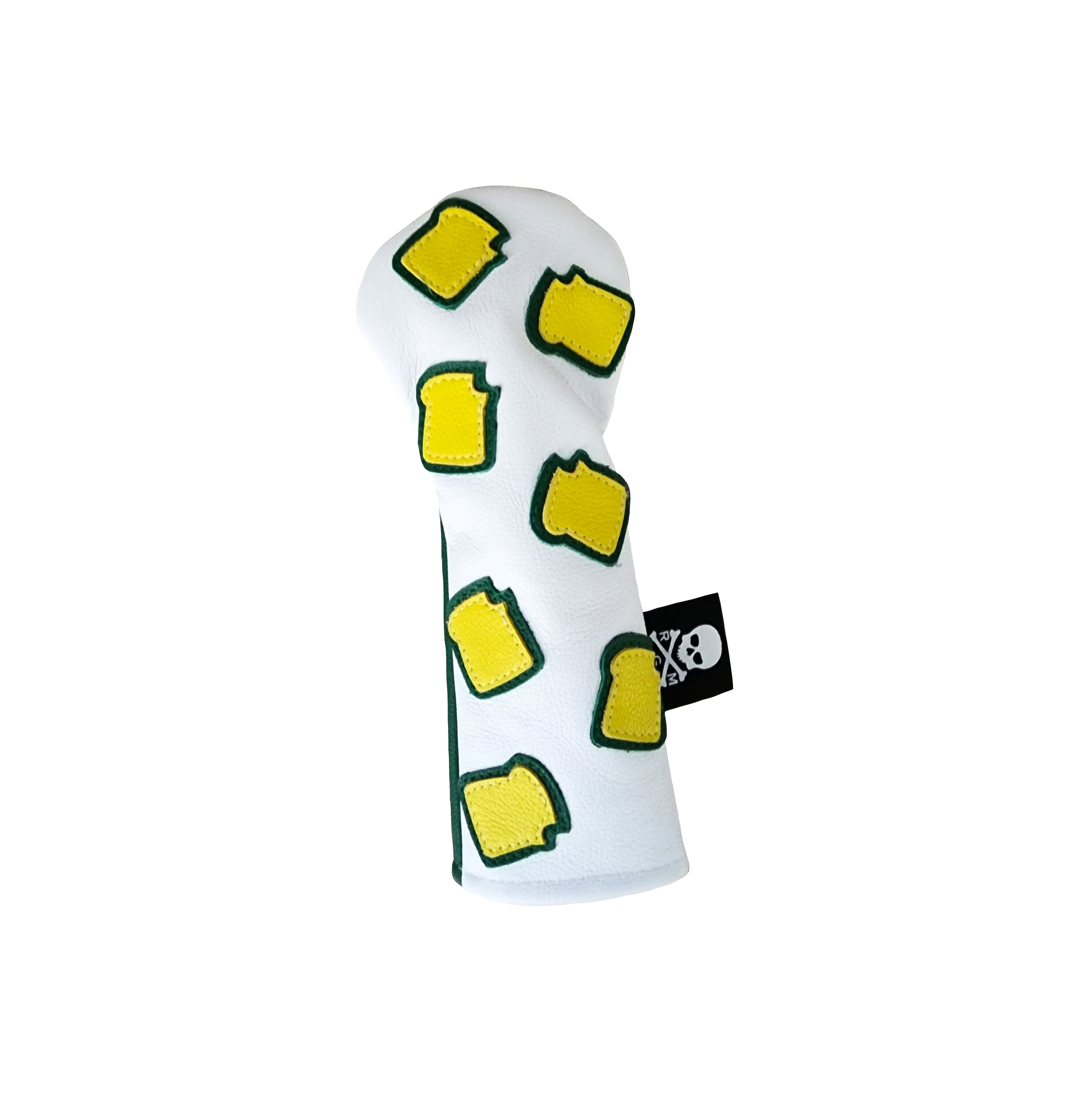 NEW! 2024 The Dancing Masters/Augusta Inspired Pimento & Cheese Hybrid Headcover - Robert Mark Golf