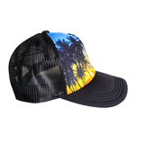 NEW! The RMG Sunset Skull & Bones Trucker Snapback Hat