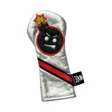 One-Of-A-Kind! The Silver Angry Bomb Fairway Wood headcover.