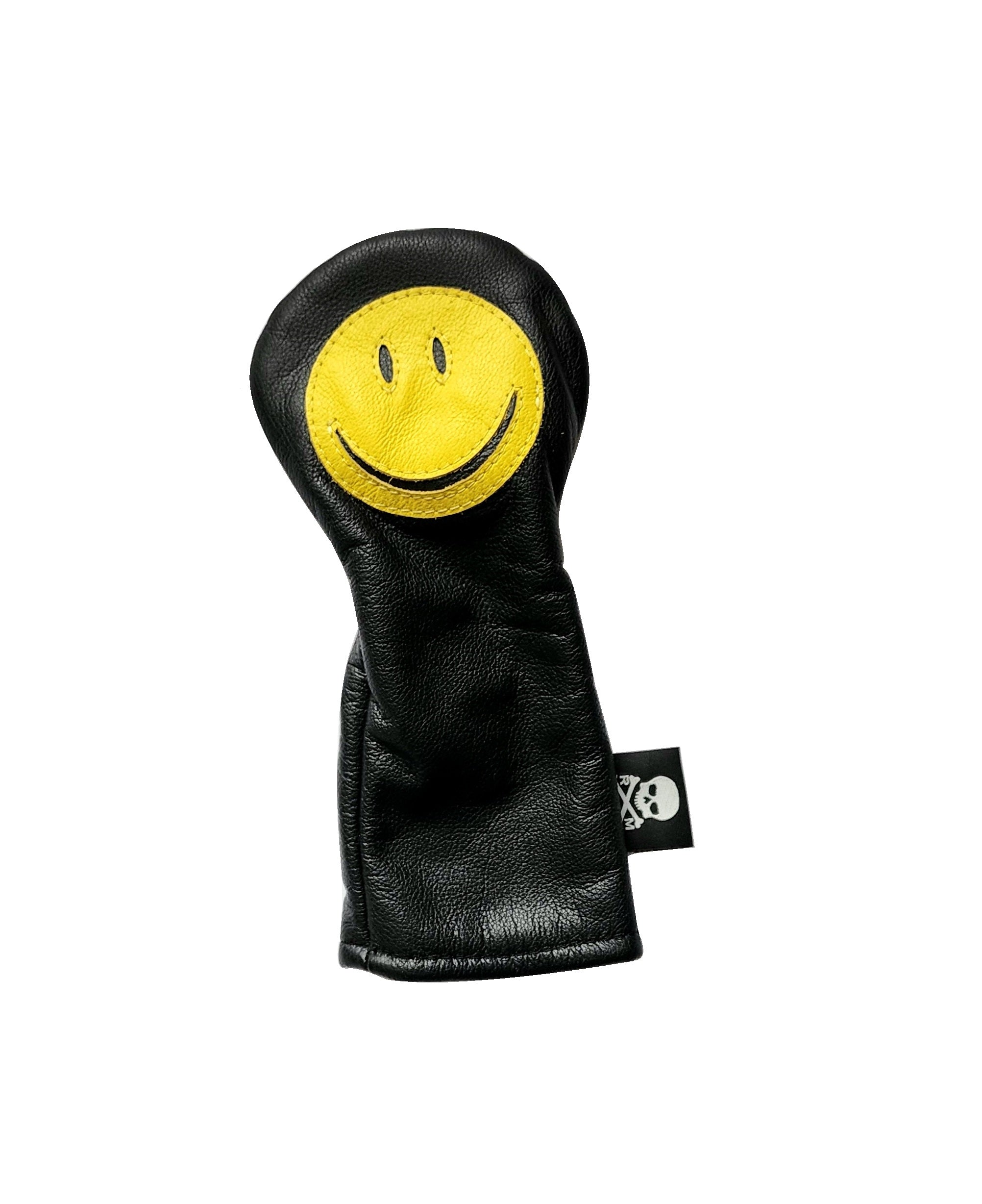 Limited Edition! Smiley Face, 3 Wood Fairway Headcover - Robert Mark Golf