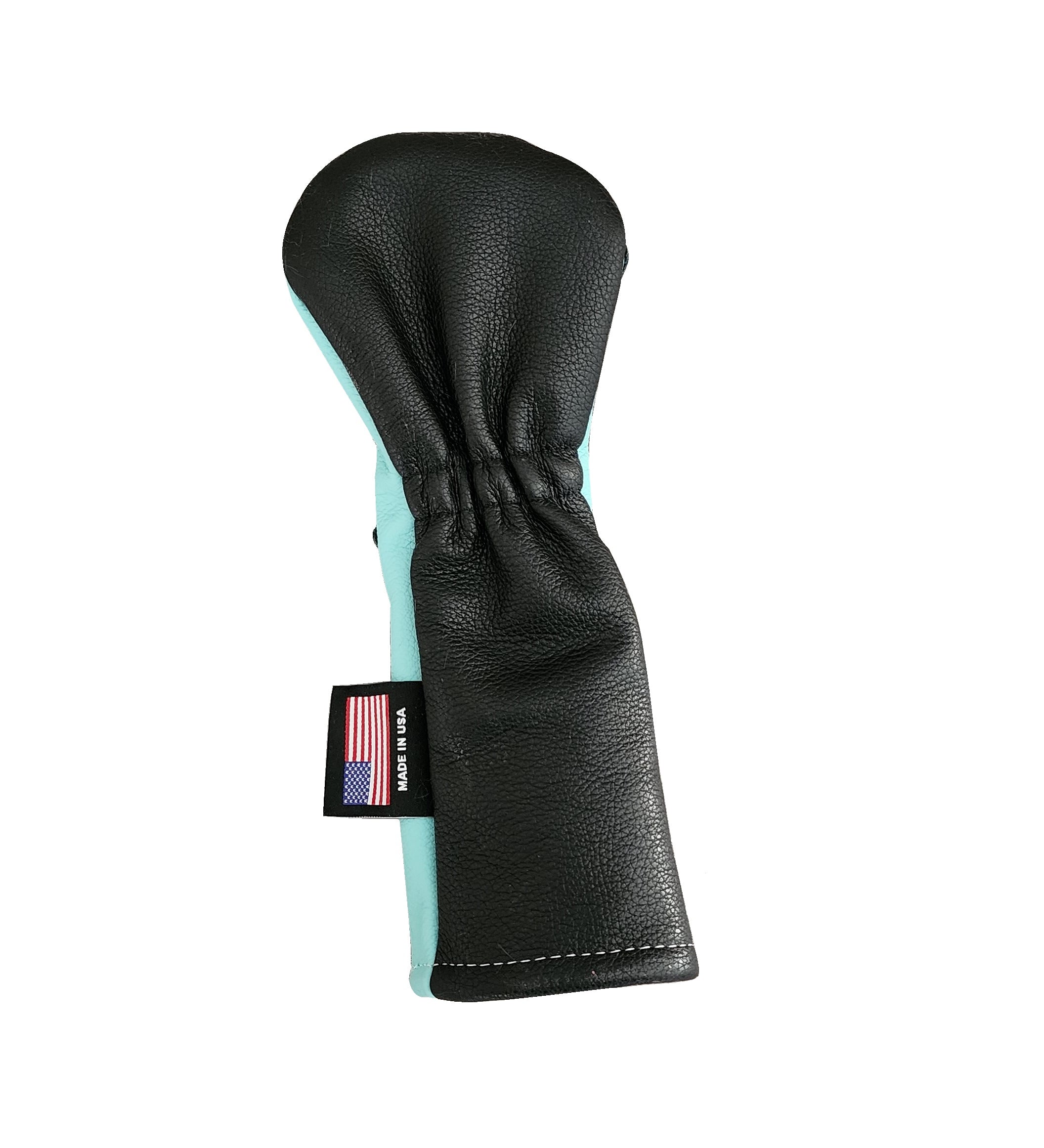 Robin's Egg Blue "Panda With Guns" Headcover - Robert Mark Golf